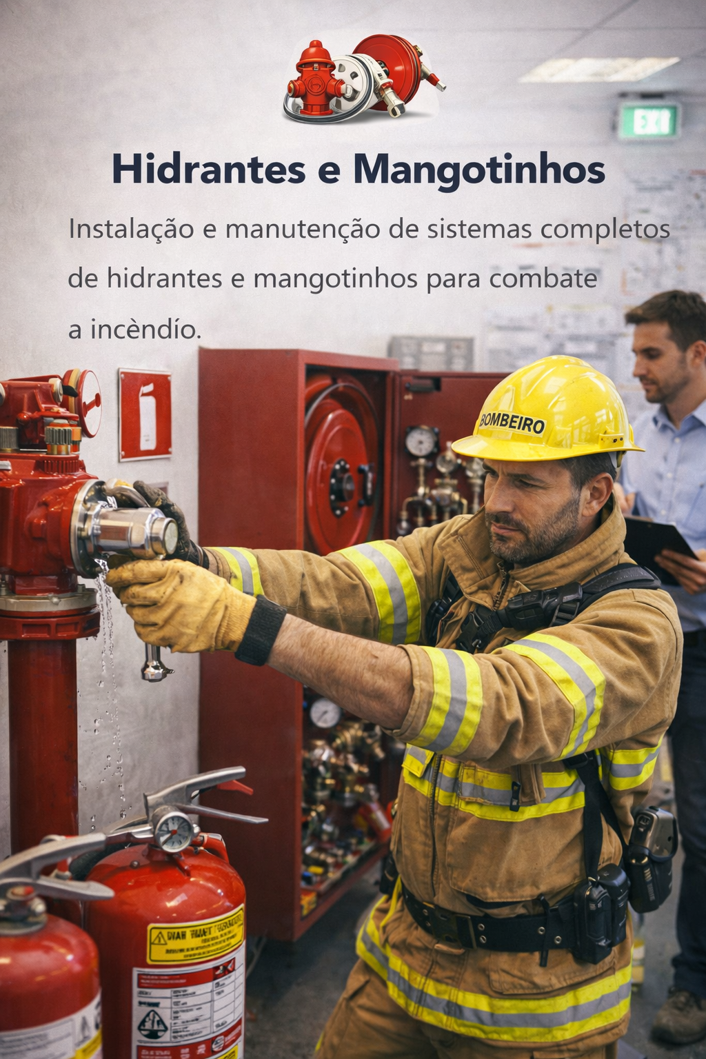 Instalação e Manutenção de Hidrantes e Sistemas contra Incêndio