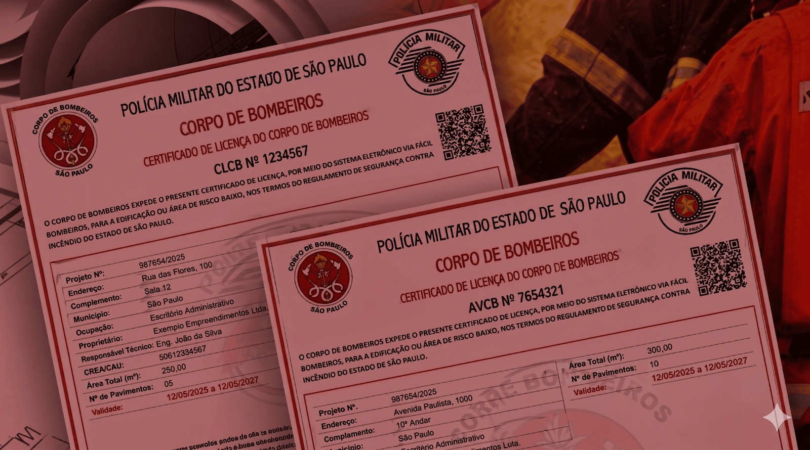 Quais são as etapas para emissão de AVCB e CLCB?